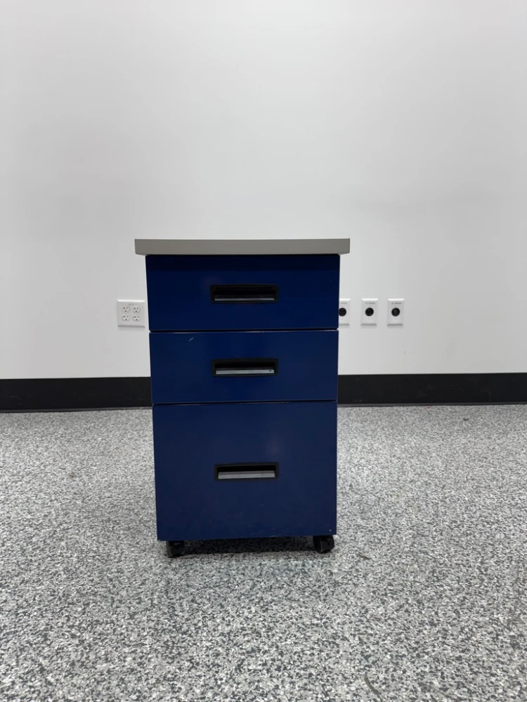 3-Drawer Mobile Filing Cabinet
