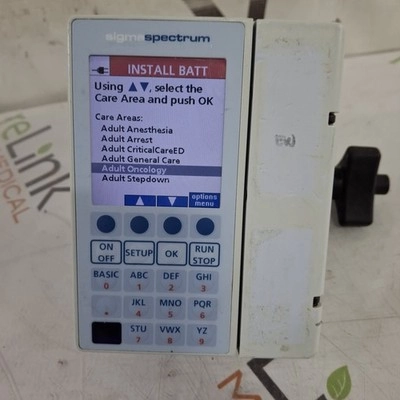 Baxter Sigma Spectrum 8.00.03 w/o Battery Infusion