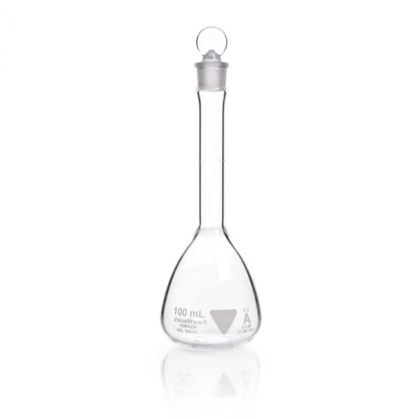 DWK Life Sciences 1000 mL  Kimble ValueWare Volumetric Flasks, Glass Stopper Cs/6 58014-1000