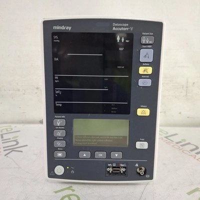 Mindray Datascope Accutorr V Vital Signs Monitor