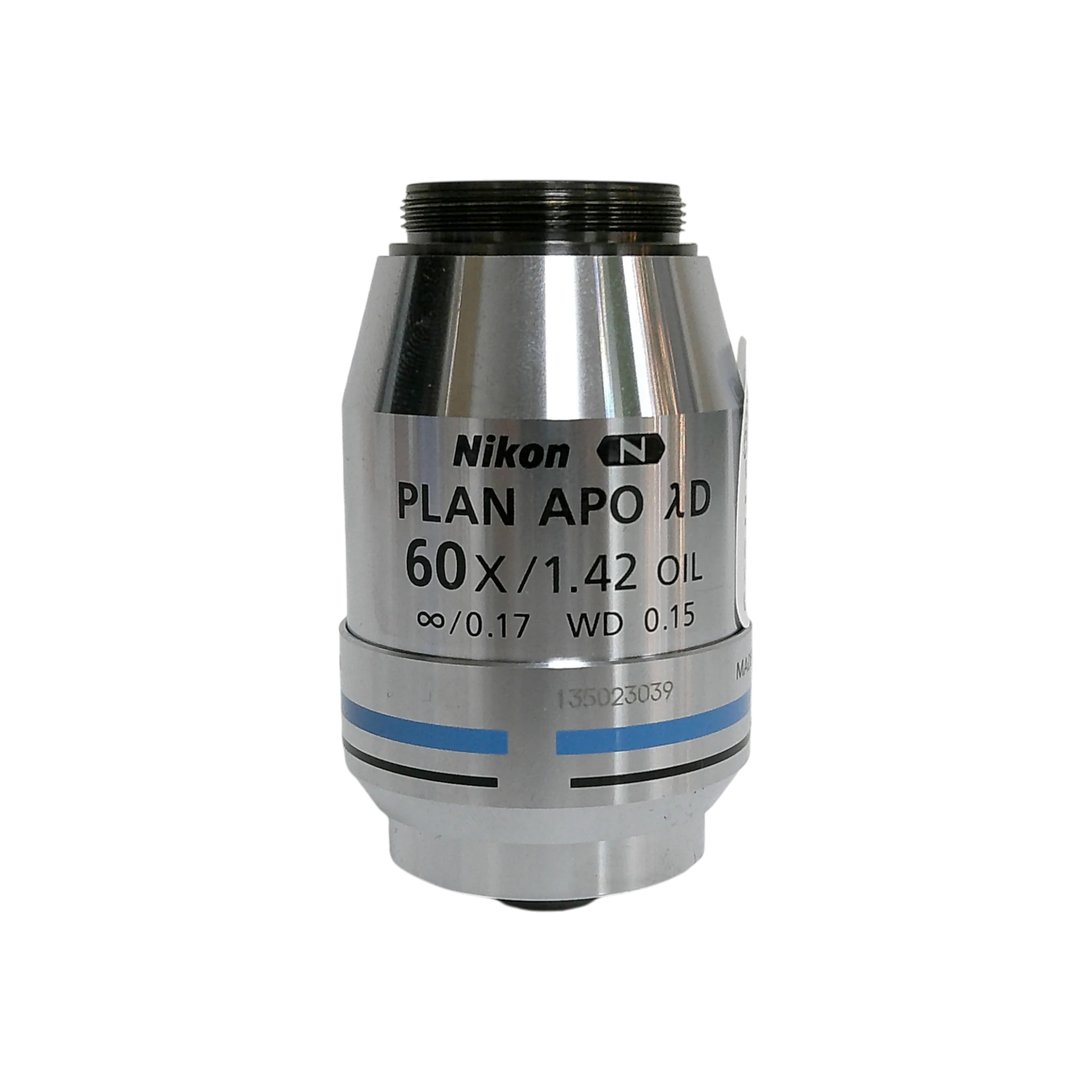 Nikon Plan Apo Lambda D DIC N2 60x/1.42 Oil M25 Thread Size Microscope ...