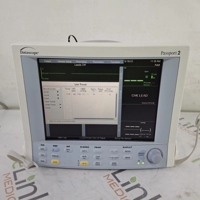 Datascope Passport 2 w/CO2 Patient Monitor