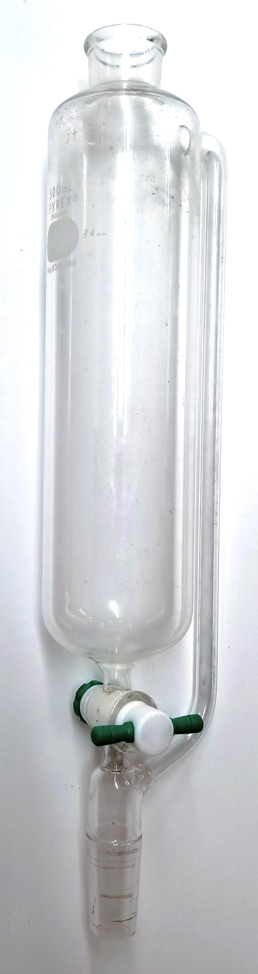 Corning PYREX 6389 (or Equivalent) 500mL Pressure-Equalizing Addition Funnel