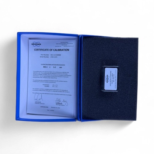 Bruker Step Height Calibration Standard 301-113-94