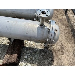 Used Used 200 Sq Ft Stainless Steel Shell &amp; Tube Heat Exchanger - Kam Thermal For Sale