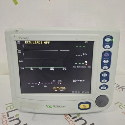 Criticare nGenuity 8100EP1US Patient Monitor