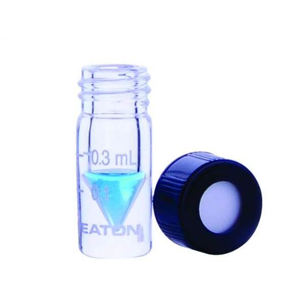 DWK Life Sciences 0.3mL Wheaton NextGen V Vial Graduated, Open Top, Screw Cap, PTFE Cs/12 W986293NG