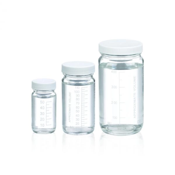 DWK Life Sciences 2oz Wheaton Valumetric Graduated Bottle, PV Lined, Bulk, Cs/288 W216983