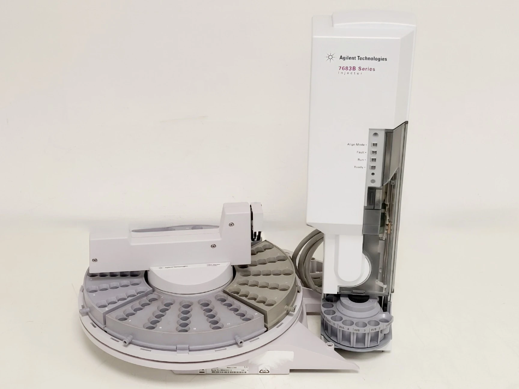 Agilent 7683 Series Autosampler Injection Head G2913A &amp; Vial Tray G2614A