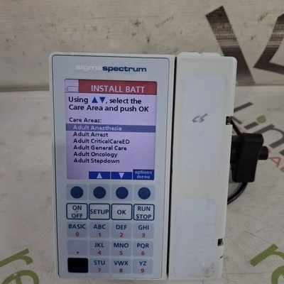 Baxter Sigma Spectrum 8.00.03 w/o Battery Infusion