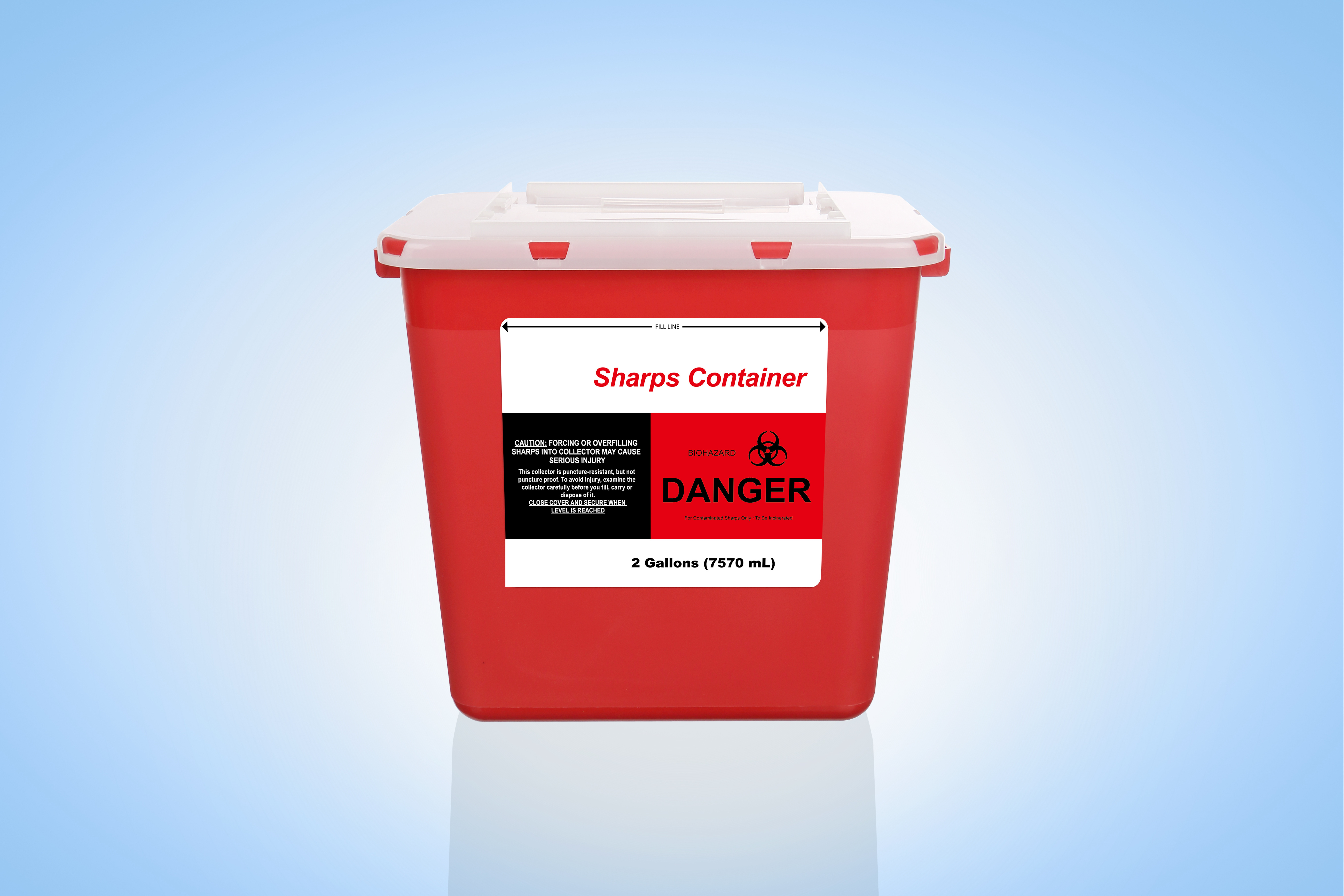 LabXcel Sharp Container, 2 gal., 24pcs/cs