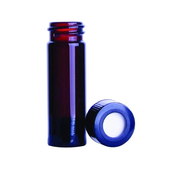 DWK Life Sciences 5 mL Wheaton NextGen V Vial Amber Vial, Open Top, Screw Cap, PTFE Cs/12 W986359NG