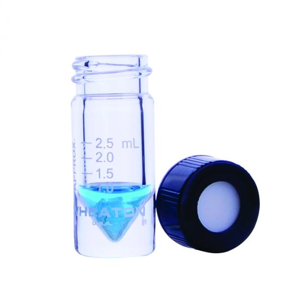 DWK Life Sciences 3 mL Wheaton NextGen V Vial Graduated, Open Top, Screw Cap, PTFE Cs/12 W986297NG