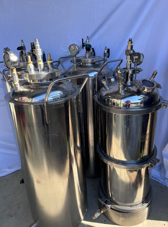 BHO Extraction System with Cryogenic Chiller and Recovery Tanks