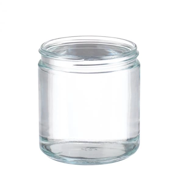 DWK Life Sciences 16oz Wheaton Clear Straight Sided Jar, Without Cap, Cs/12 W216922