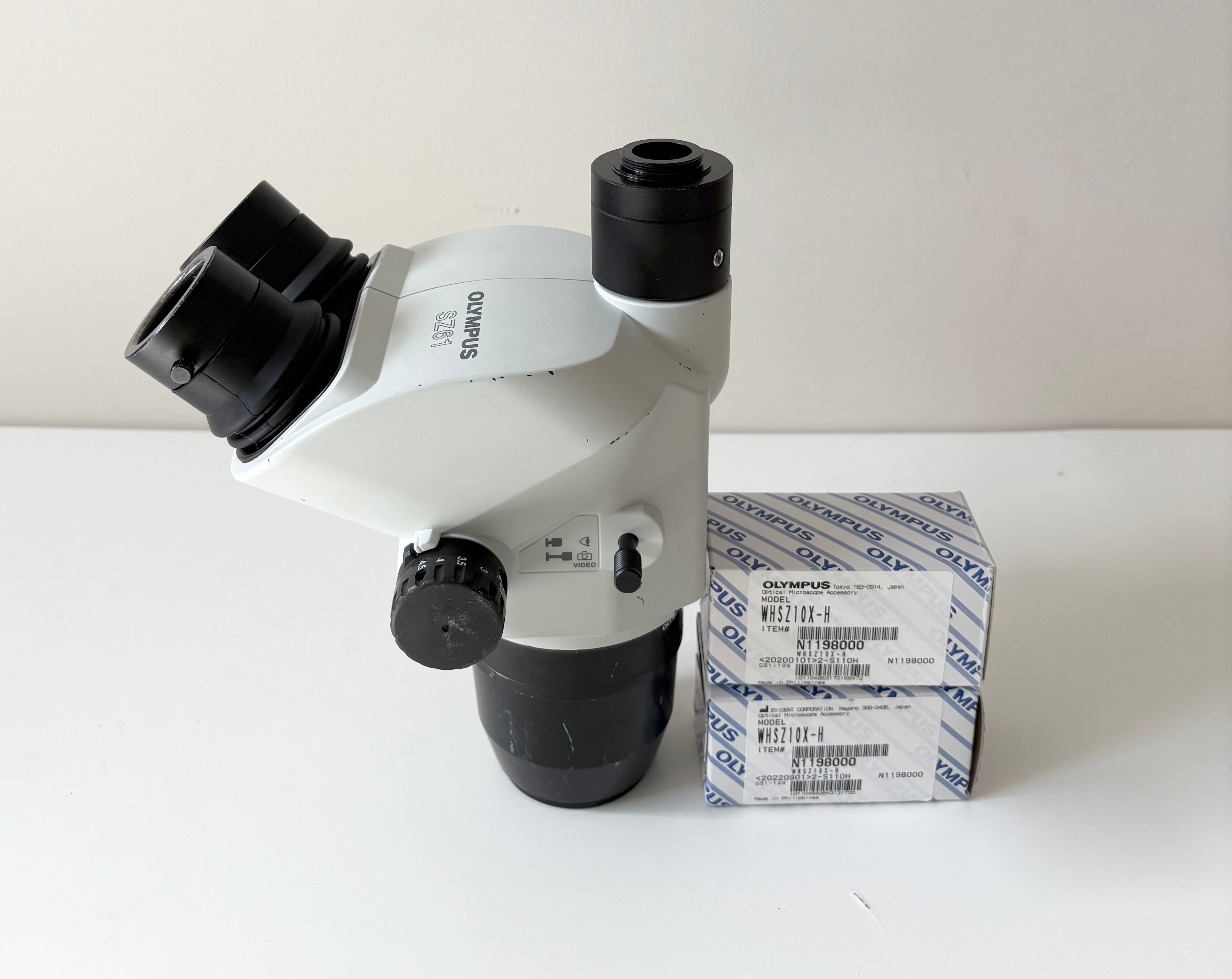 Olympus SZ61TR WHSZ10X-H Eyepieces Leica MZ16 MZ12.5 M80 Stereo Microscopes