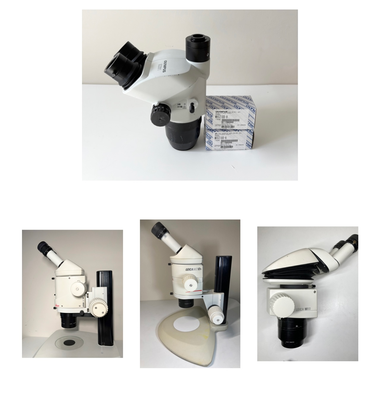 Olympus SZ61TR WHSZ10X-H Eyepieces Leica MZ16 MZ12.5 M80 Stereo Microscopes