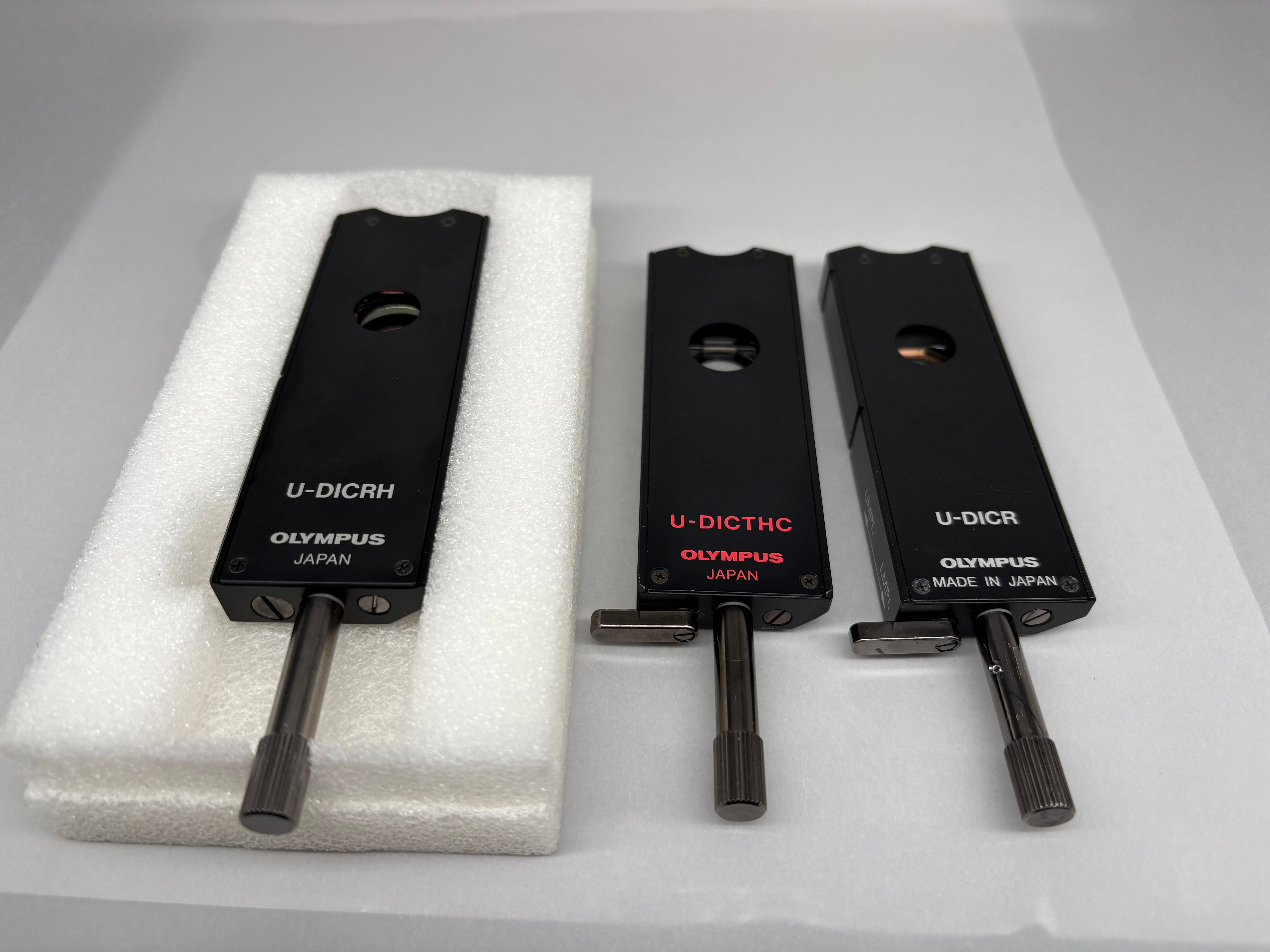 Olympus U-DICR / U-DICRH /  U-DICTHC /  U-AN360P 360° / U-DICRH + U-AN360-3 + U-PO3 Sliders