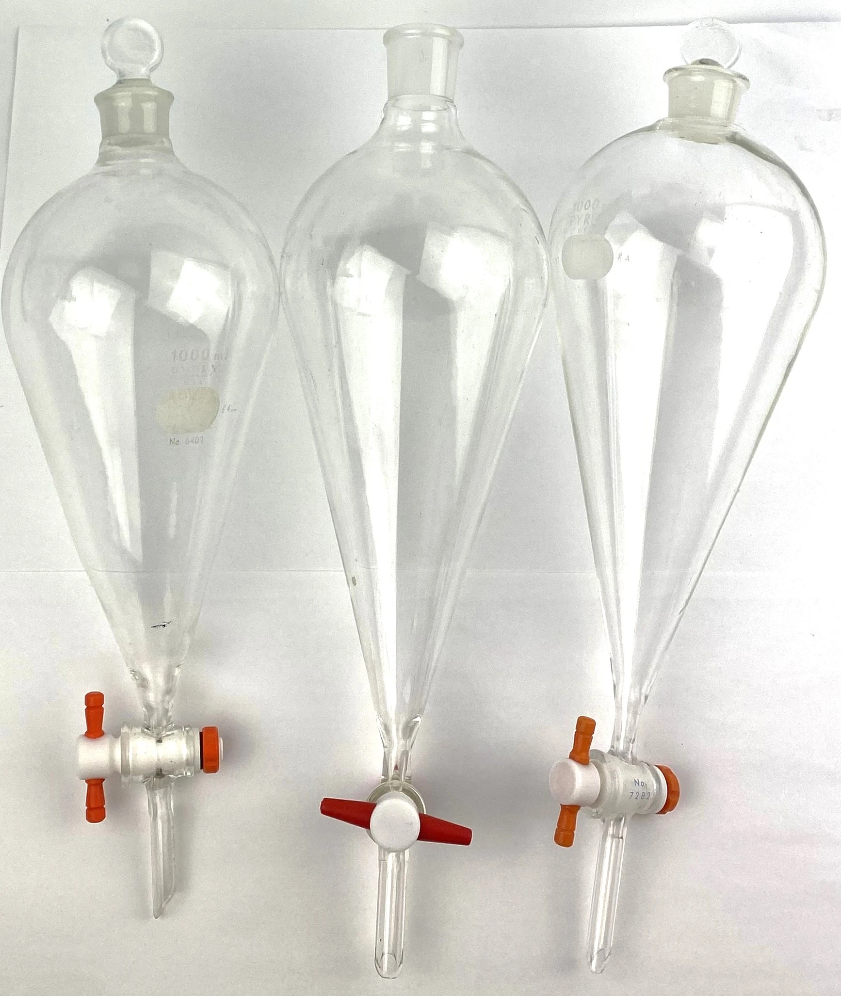 Corning (or Equivalent) Squibb Separatory Funnel - 1000mL