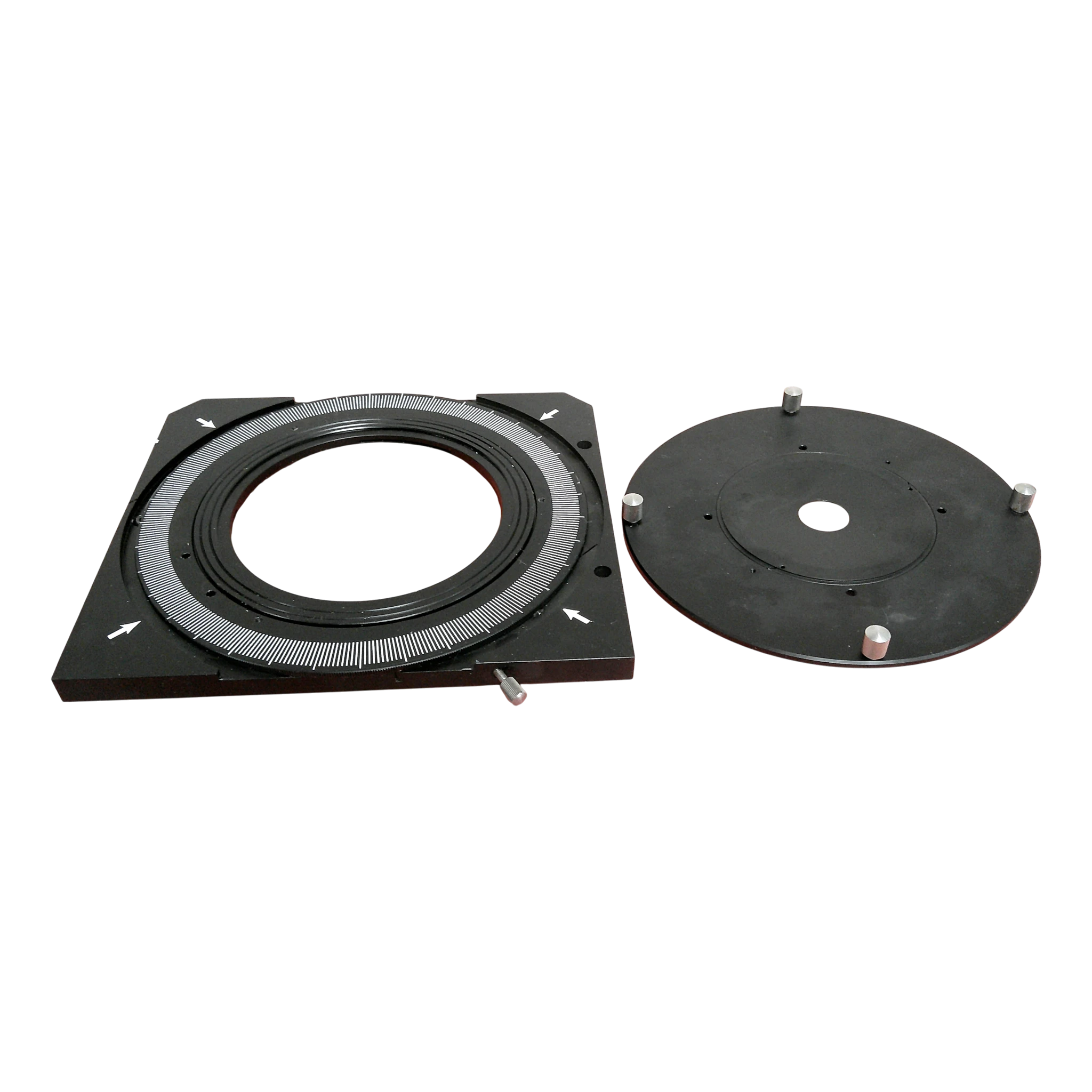 Microscope Stage Insert Zeiss Gliding stage Z with stage inserts d=24 and 48mm Microscope Stage ...