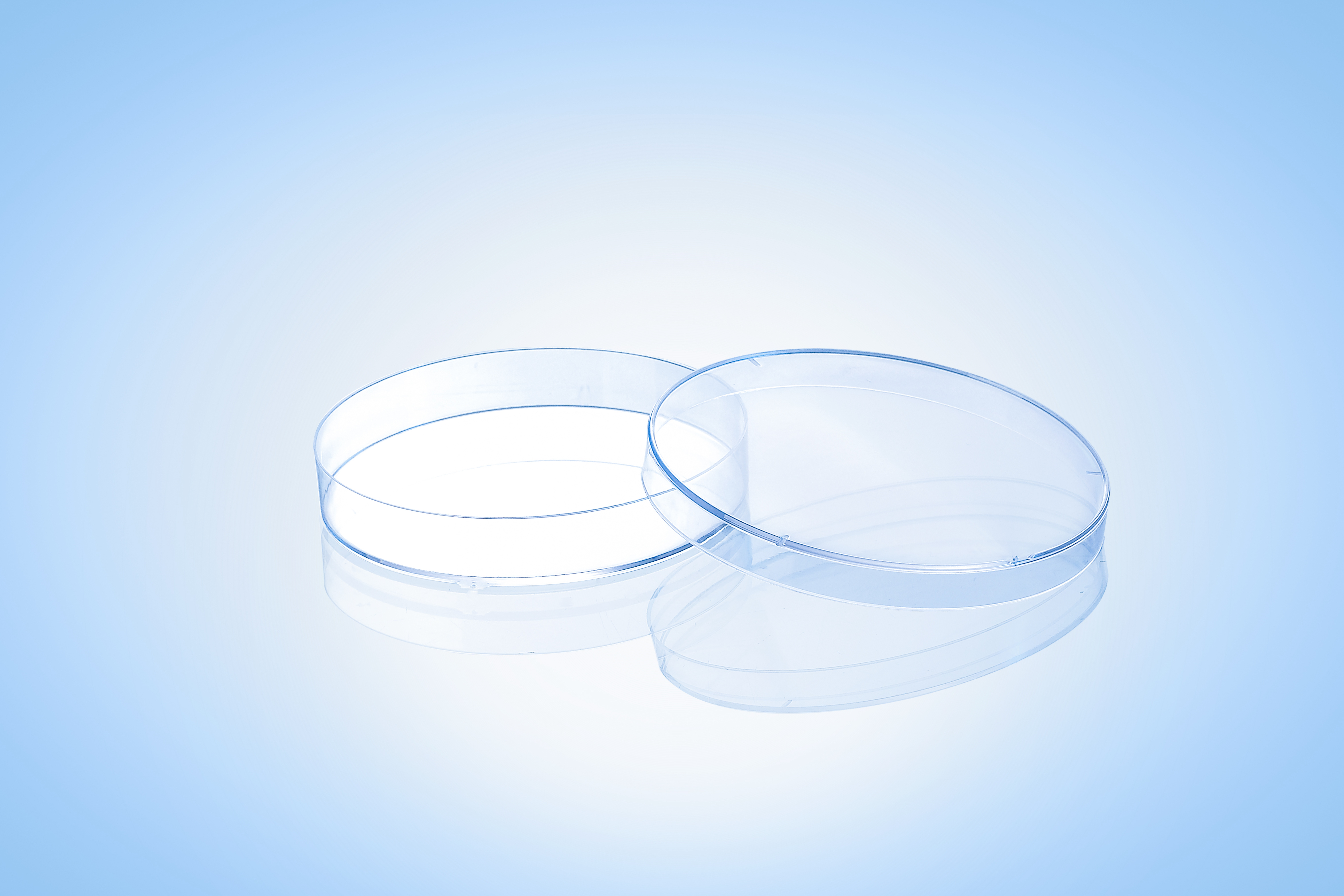 BostonMed Supply Petri Dishes, 90x15 mm - Polystyrene Material, NO Vents, 500/case