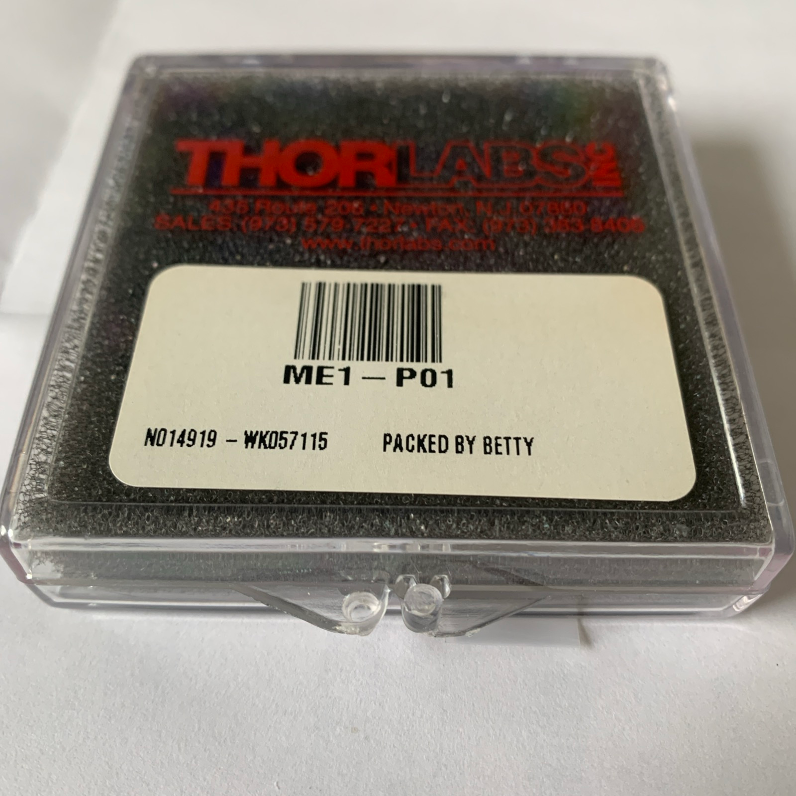 Thorlabs ME1-P01 25.4mm Round Silver Mirror 3.2mm Thick New Unopened
