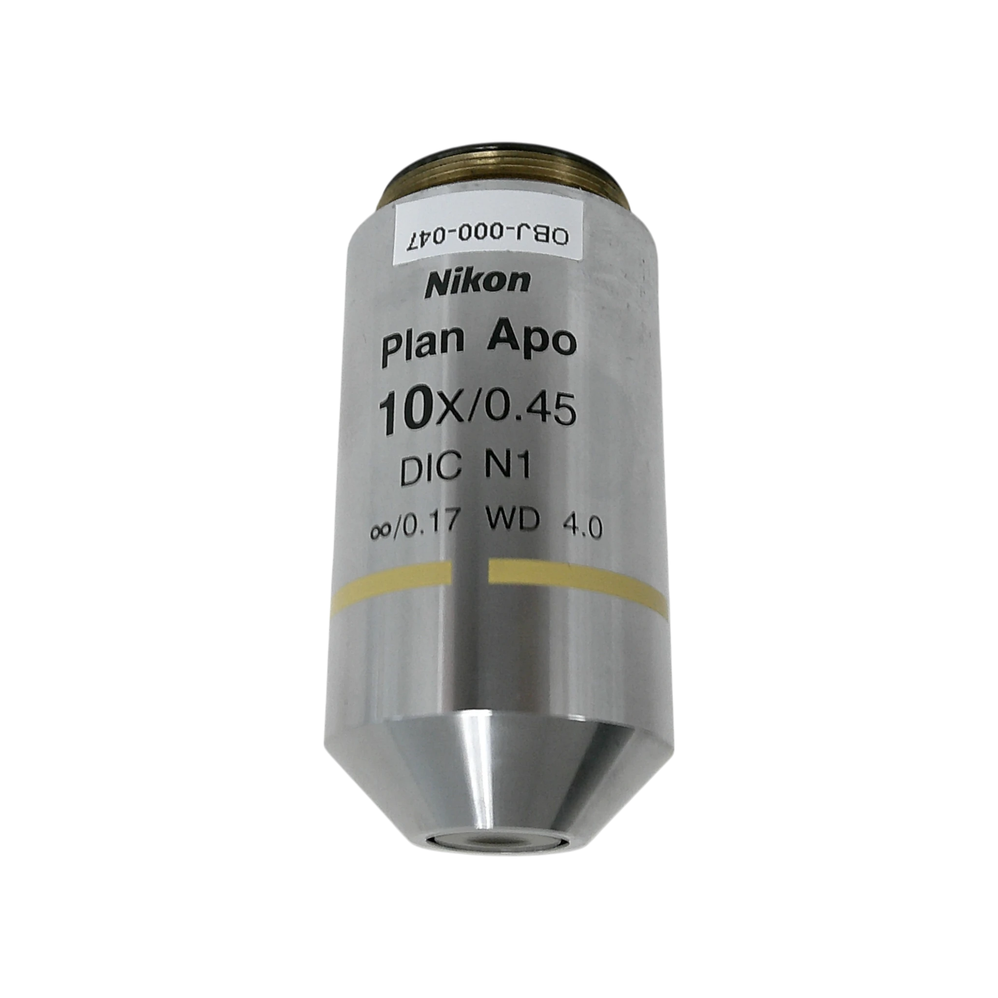Nikon Plan Apo DIC N1 10x/0.45 M25 Thread Size Microscope Objective ...