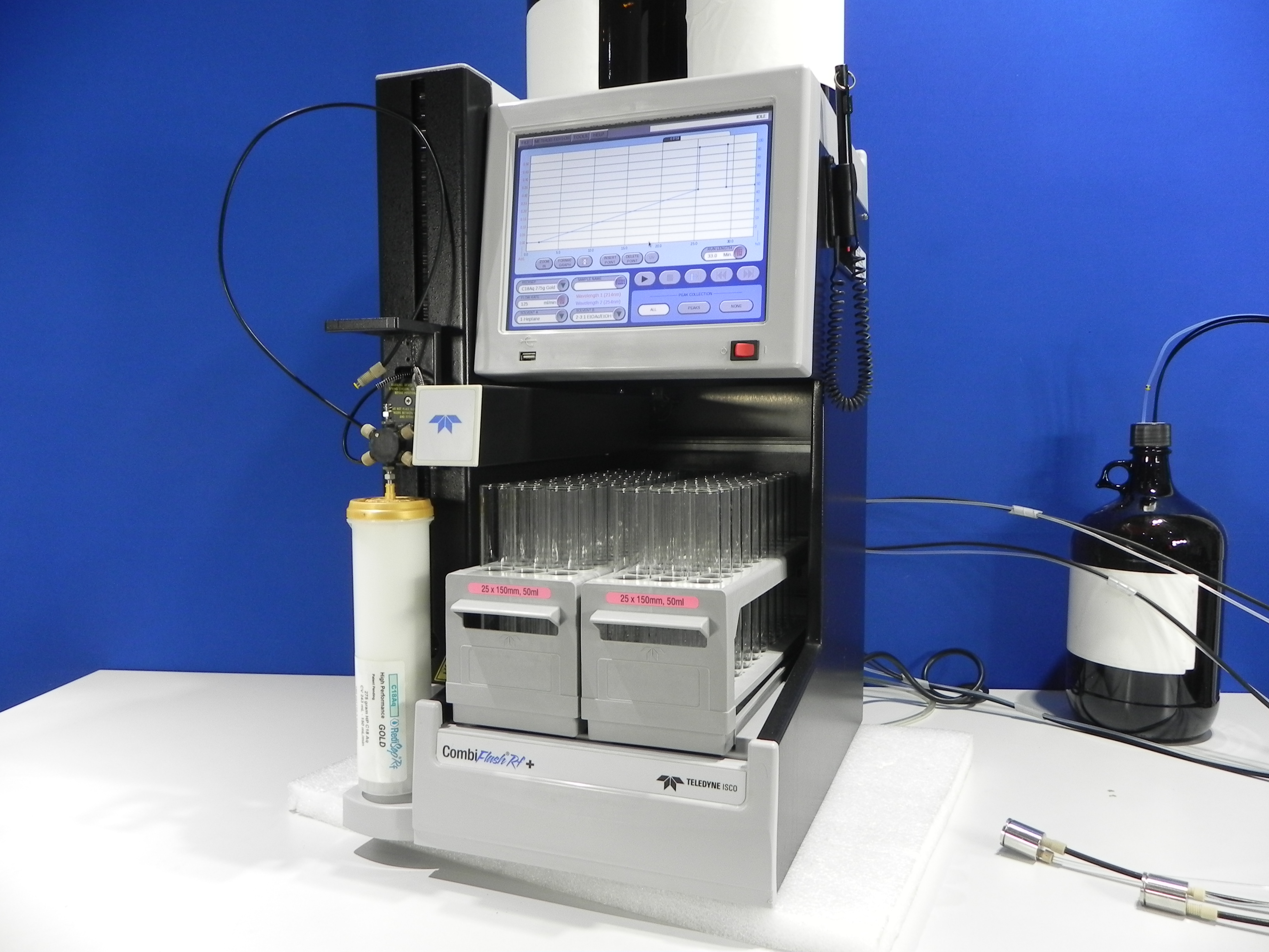 Teledyne ISCO Combiflash RF Plus automated flash chromatography system. 