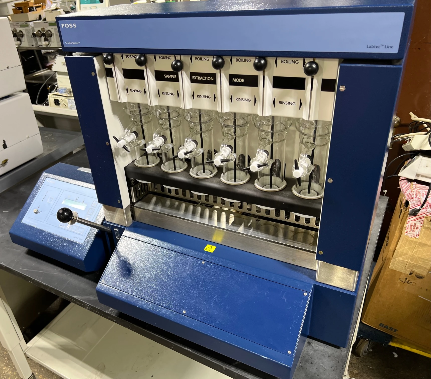 Foss ST 243 Soxtec Tecator Extraction System FOSS CU2046 Control Unit ...