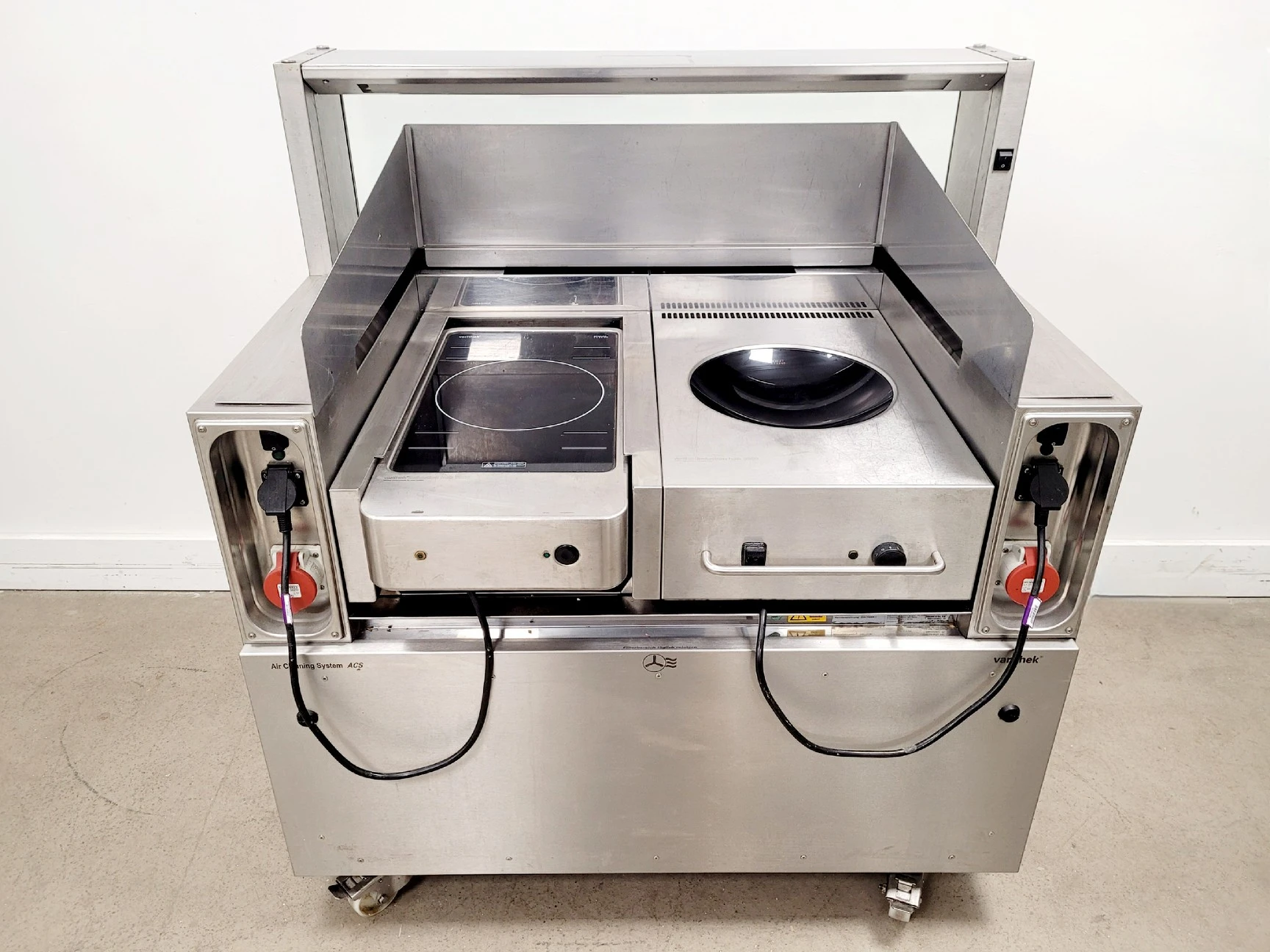 Varithek Rieber Rieber Varithek ACS 1100d3 Mobile Cooking Module w/ Induction Hob 3500 ...