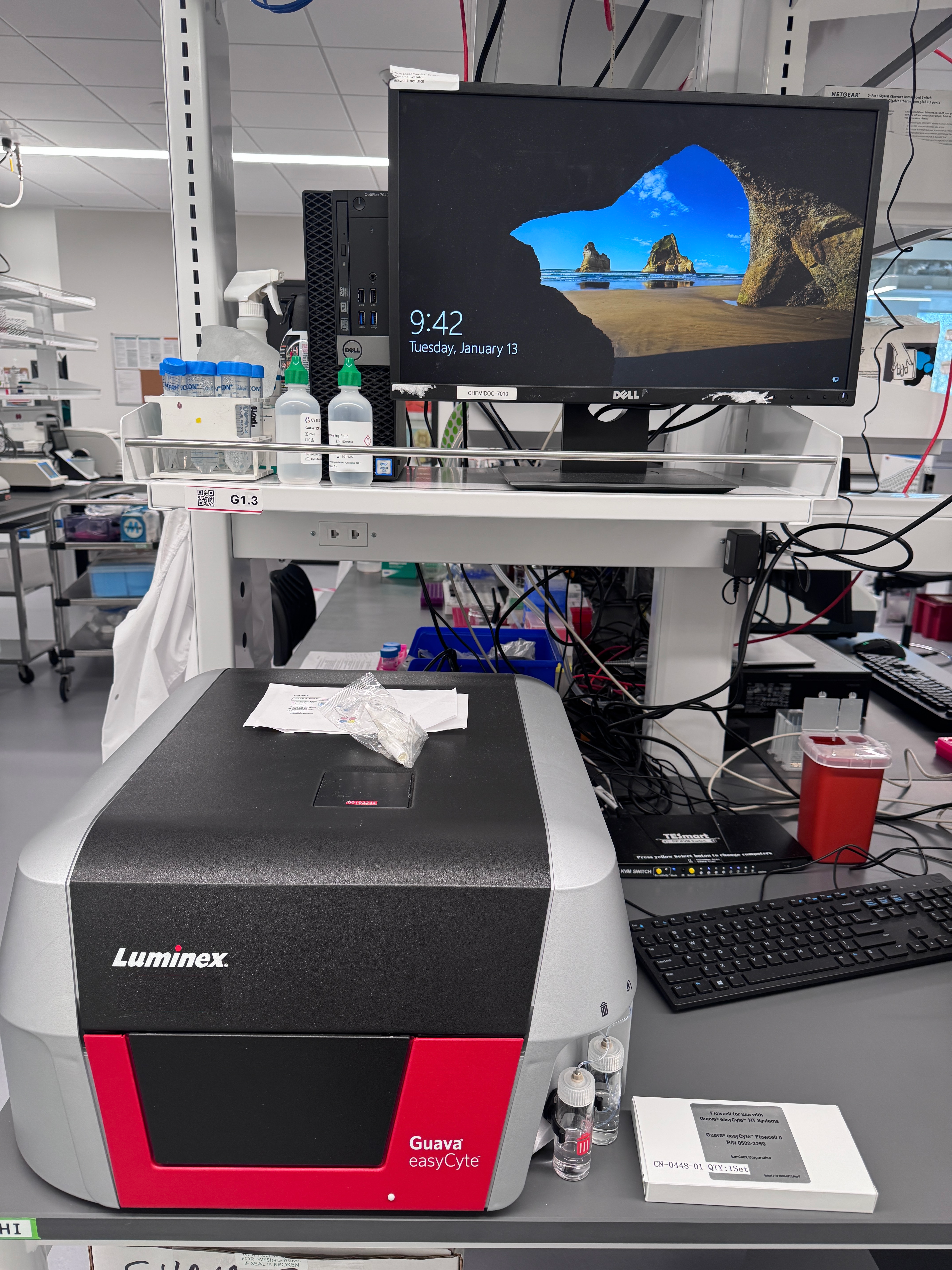 Luminex Guava EasyCyte HT (1 laser) - PC, Software and Spare Parts