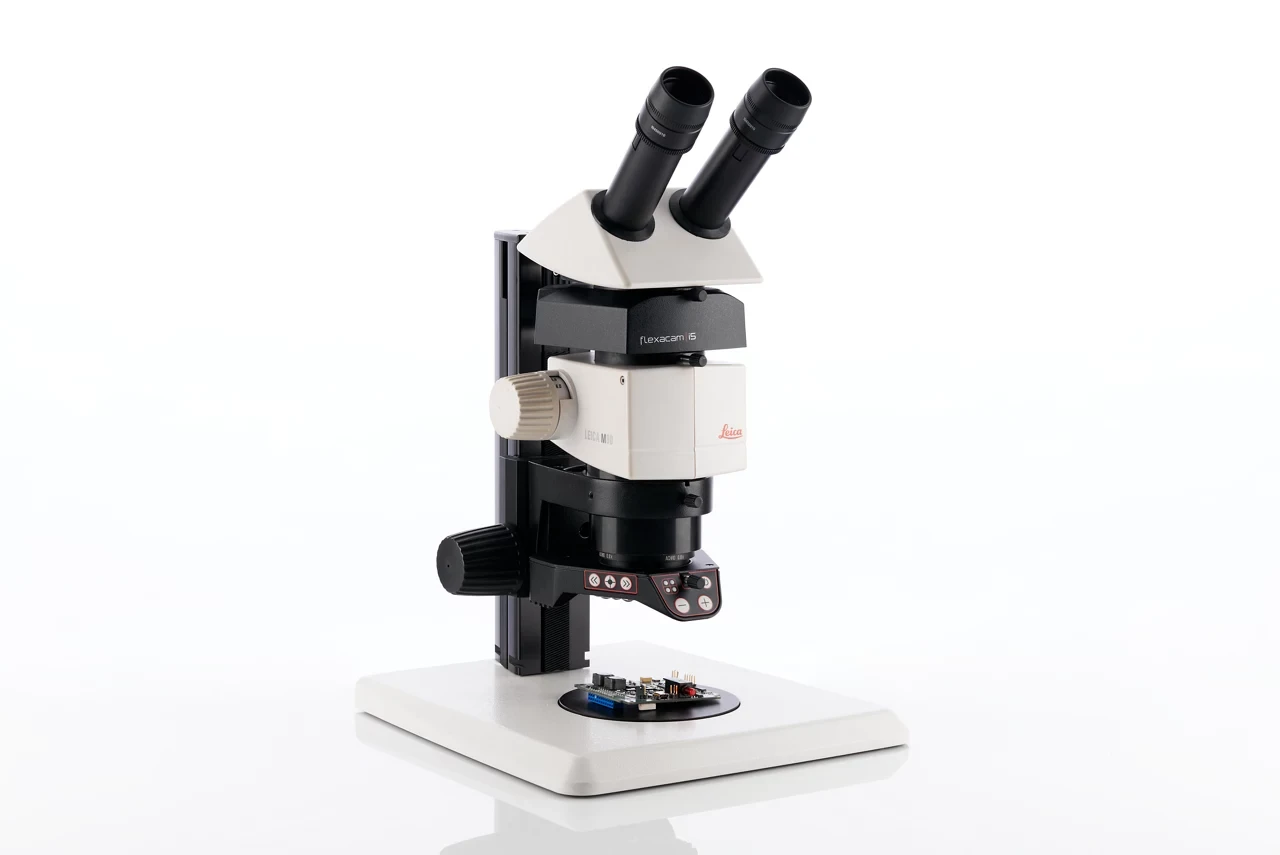 M80 Ergonomic Stereo Microscope for Inspection with Removable Integrated Camera