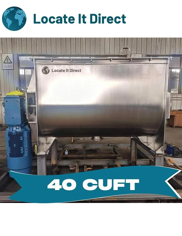 40 Cuft LID Ribbon Blender Model RB-40