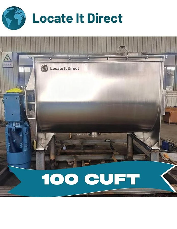 100 Cuft LID Ribbon Blender Model RB-100