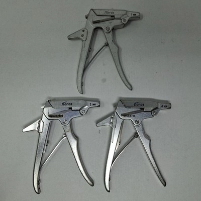 Koros 1mm, 2mm, and 4mm Rongeur Handle Set
