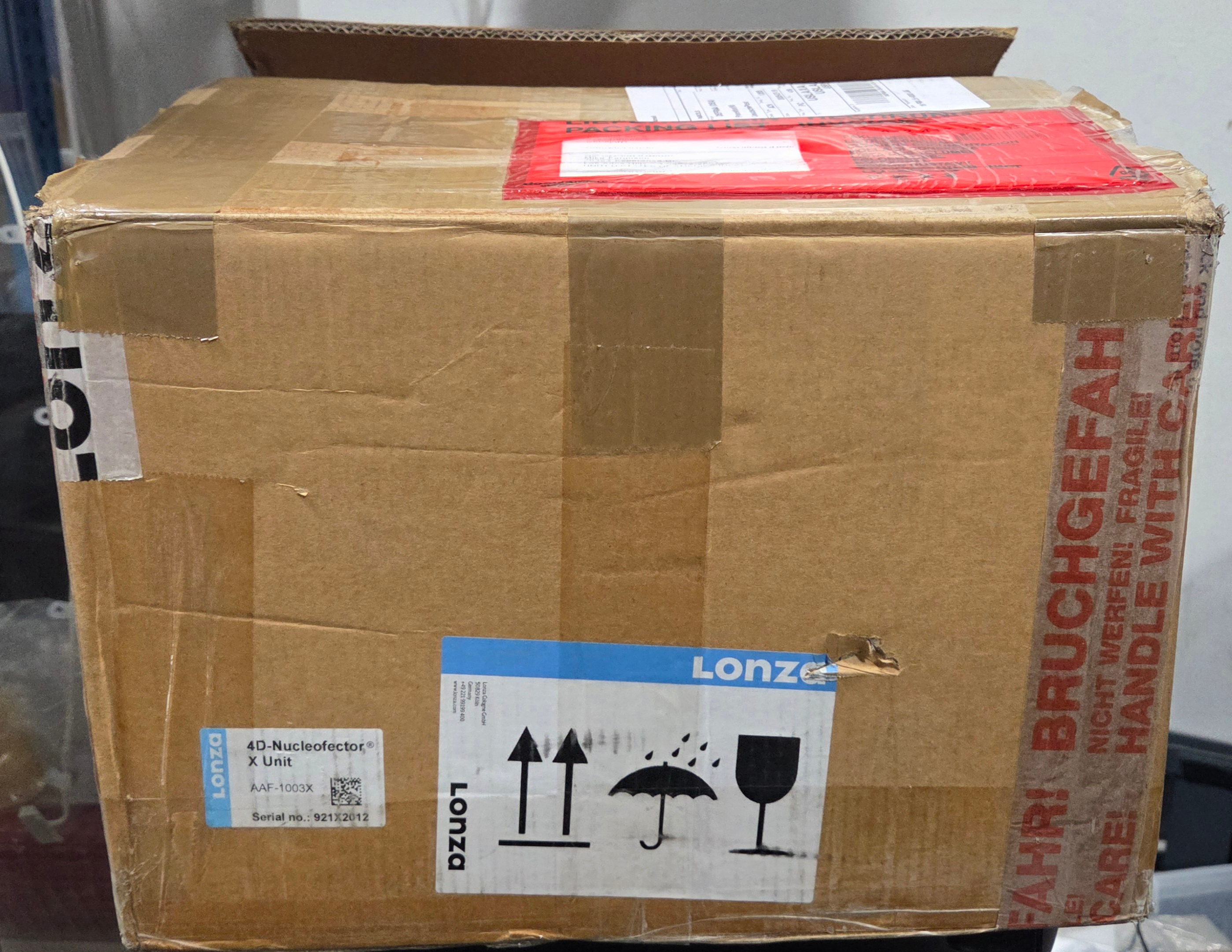 NEW UNUSED Orig Pkg Lonza 4d Nucleofector X Unit, Next gen/variant C/3rd/Newest