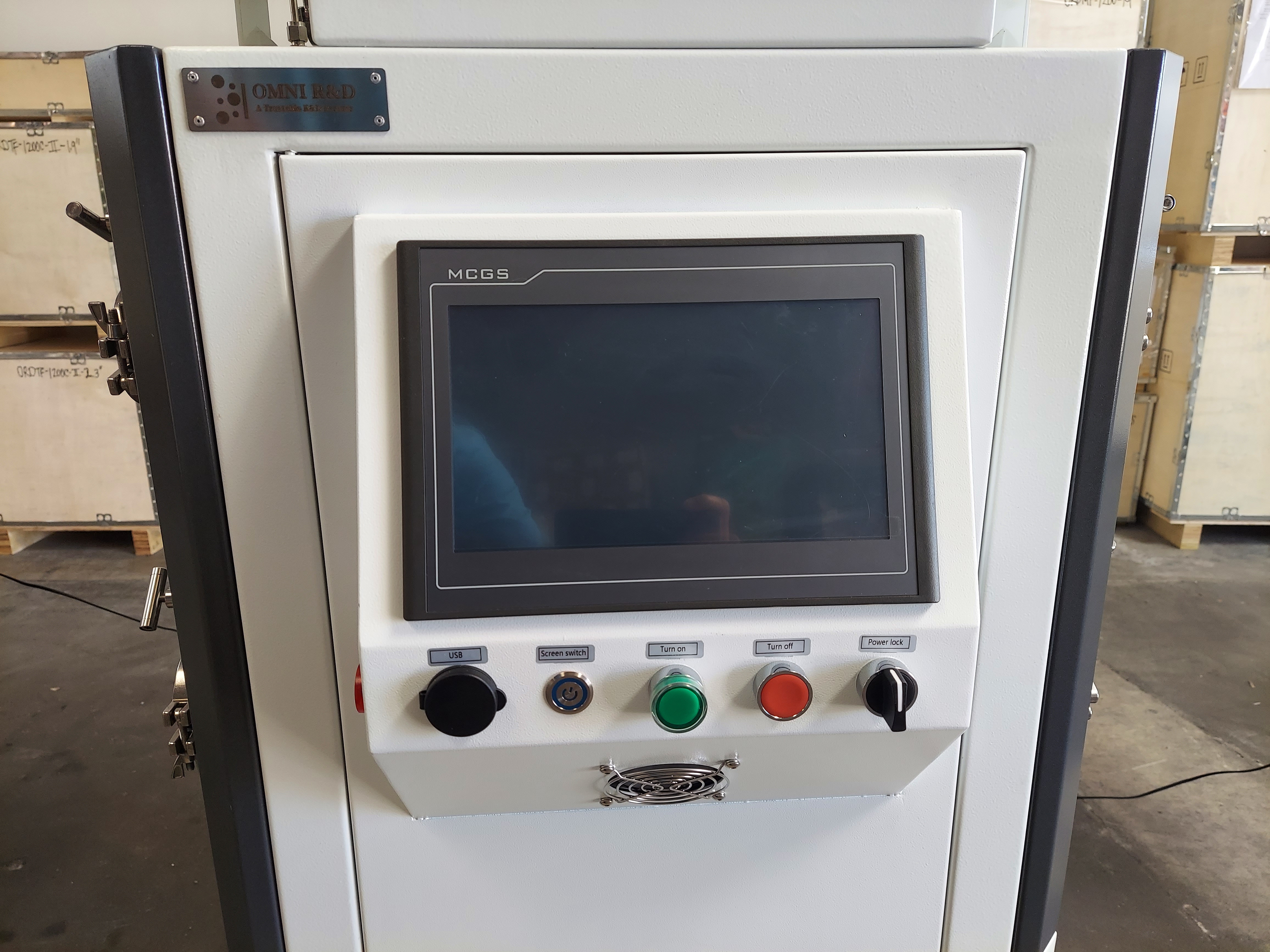 Omni R&D 1200°C Six-Position Multi-Channel Tube Furnace – ORDTF1200C-6D