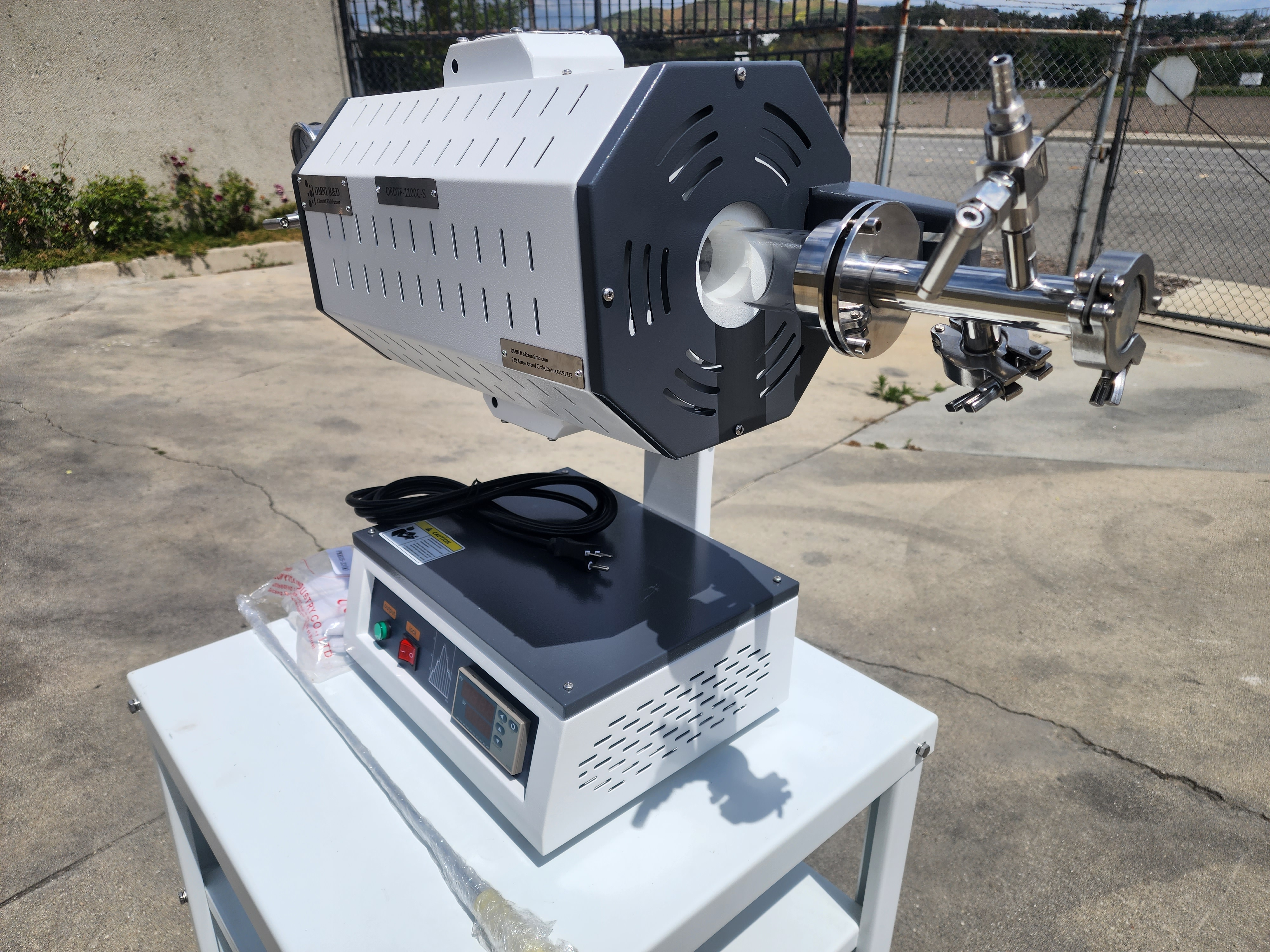 Omni R&D 1100°C Multi-Station Rotatable Vacuum Tube Furnace – ORDTF1100CS