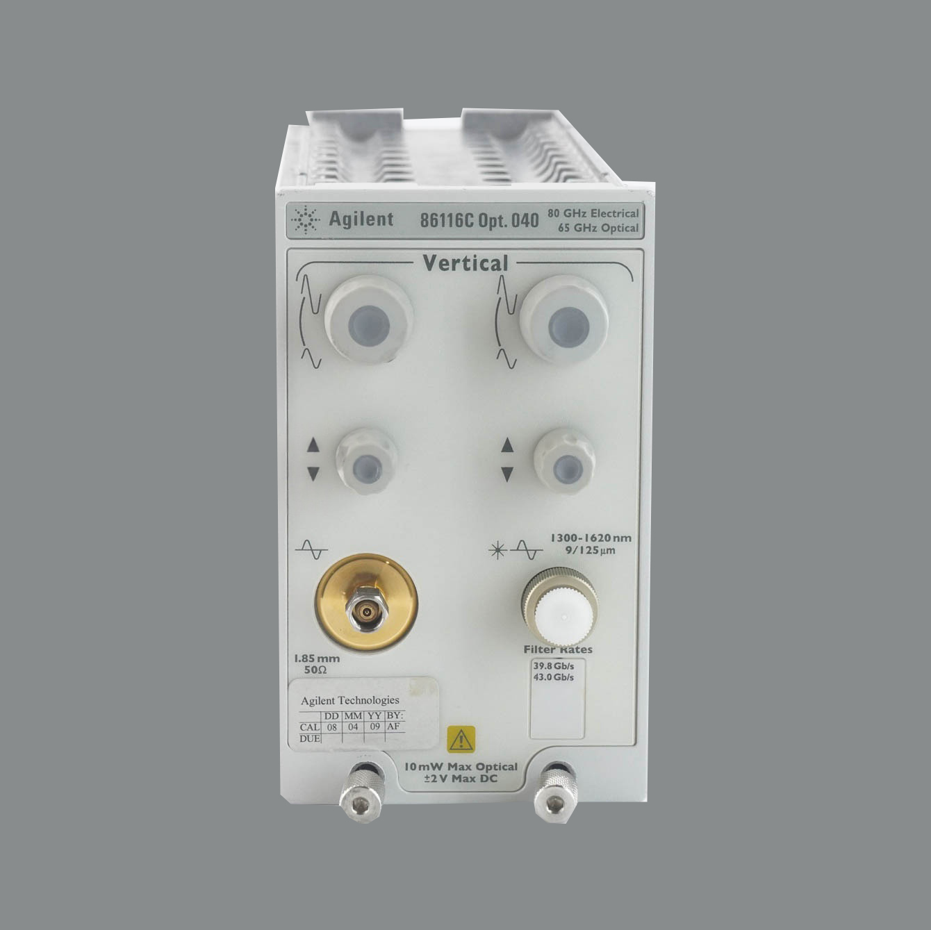Agilent 86116C  Optical Oscilloscope OE Module  80GHz Electrical 65GHz OPTION  OPT 040 UK6