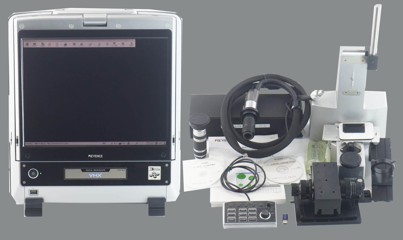 KEYENCE VHX-600 DIGITAL MICROSCOPE VH-Z20 + accessories