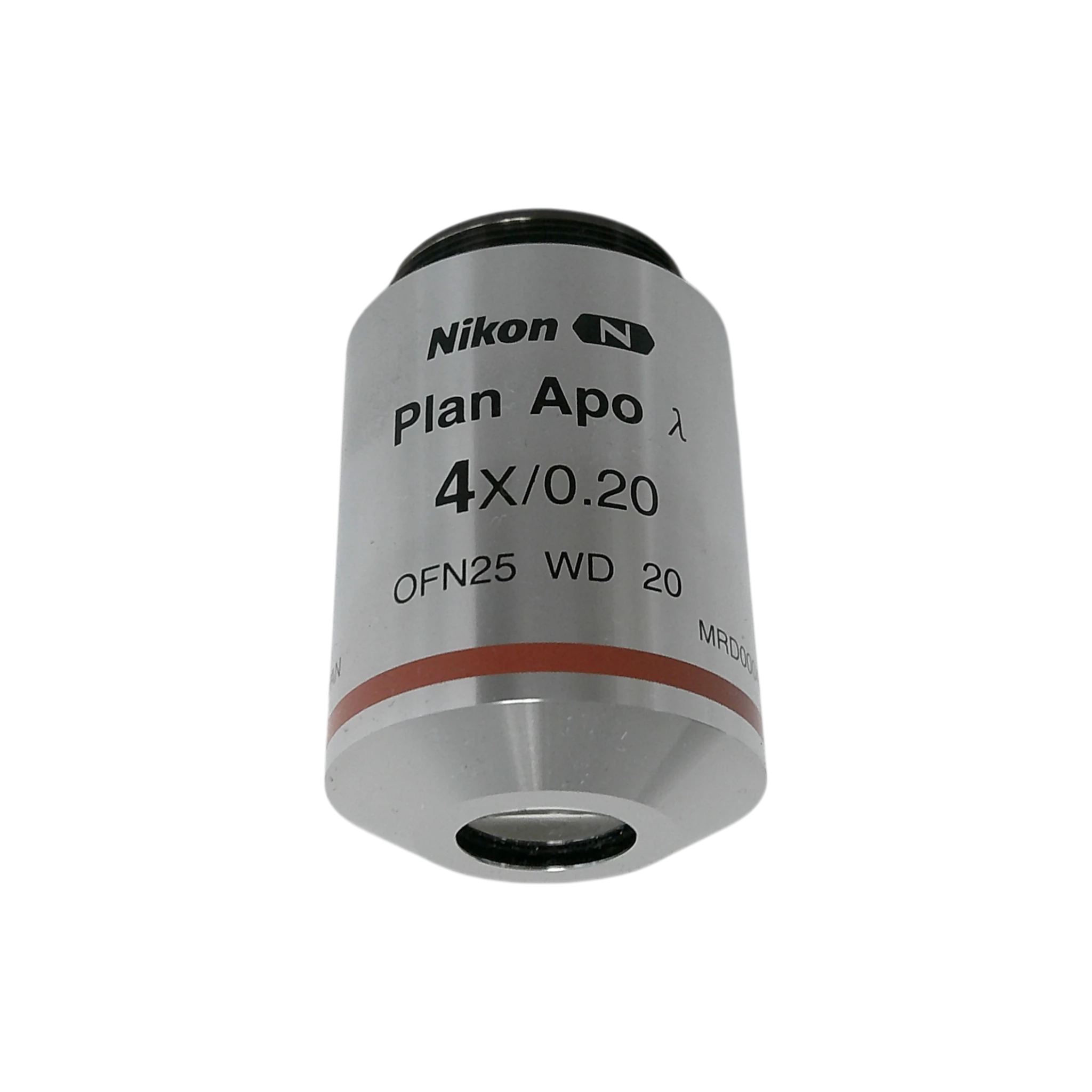 Nikon Plan Apo Lambda 4x/0.2 M25 Thread Size Microscope Objective ...