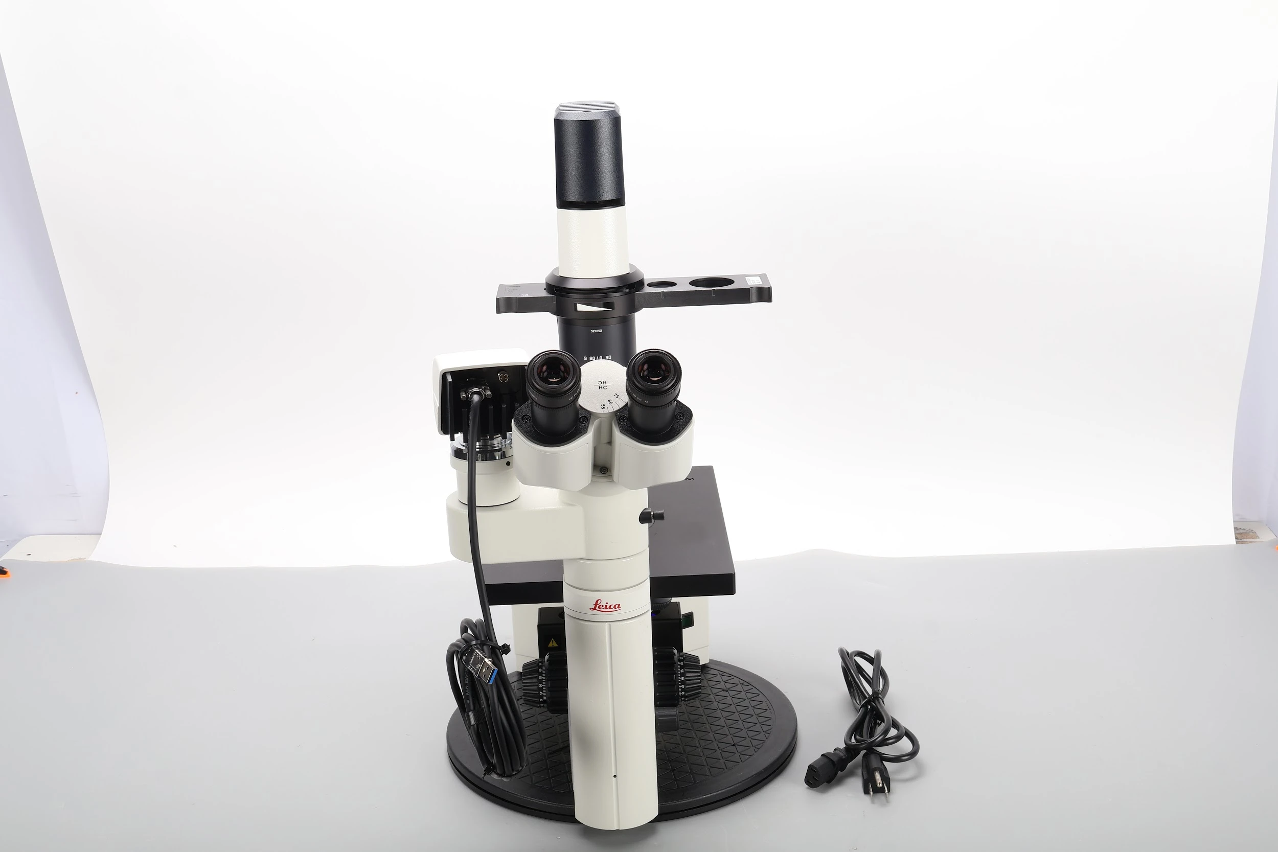 Leica DMIL LED Fluo Inverted Laboratory Microscope W/ 2x 507802 ...