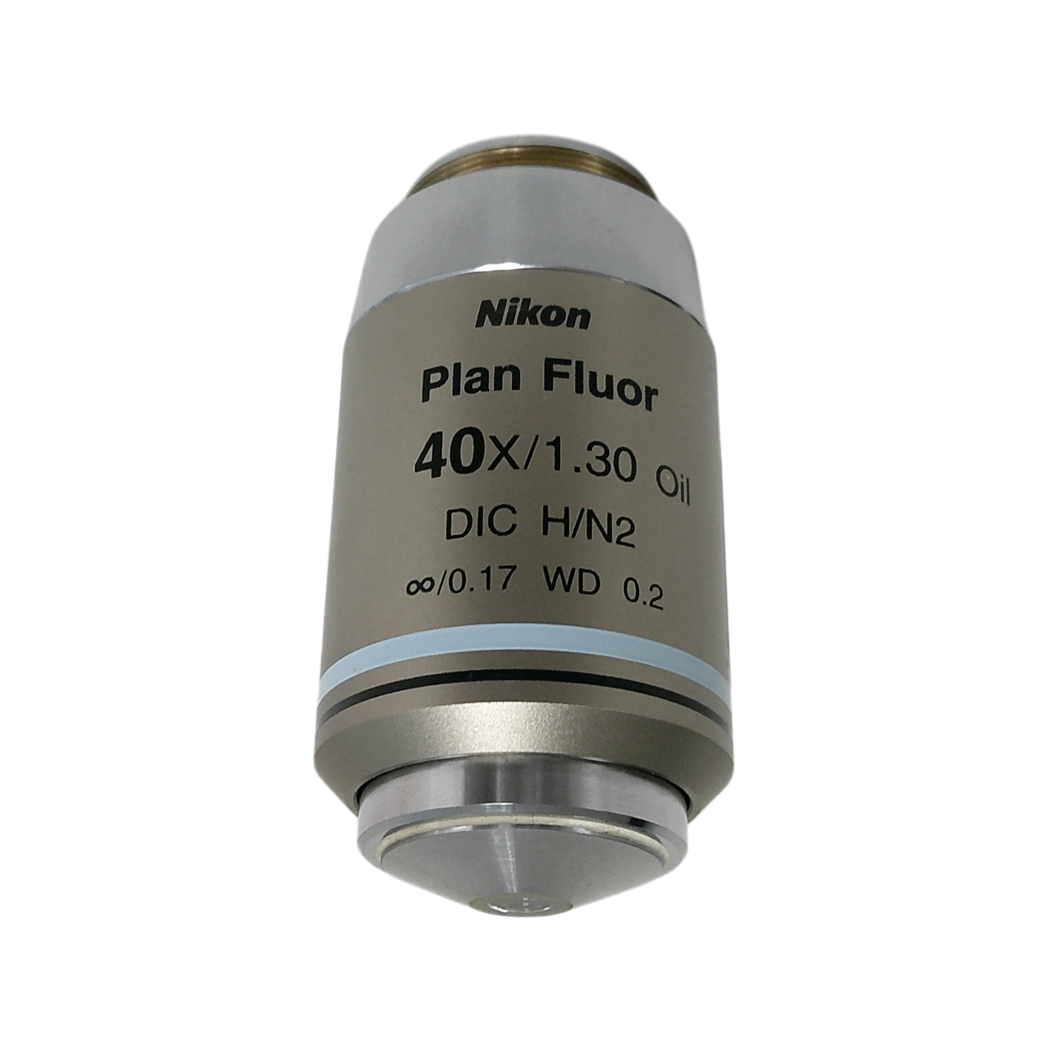 Nikon Plan Fluor DIC H/N2 40x/1.30 Oil M25 Thread Size Microscope ...