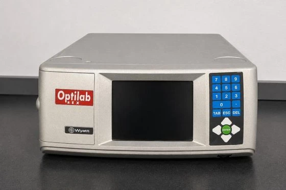 テクデス viraemia、Slaughterbox Wyatt Technology Optilab T-rEX Differential Refractive Index