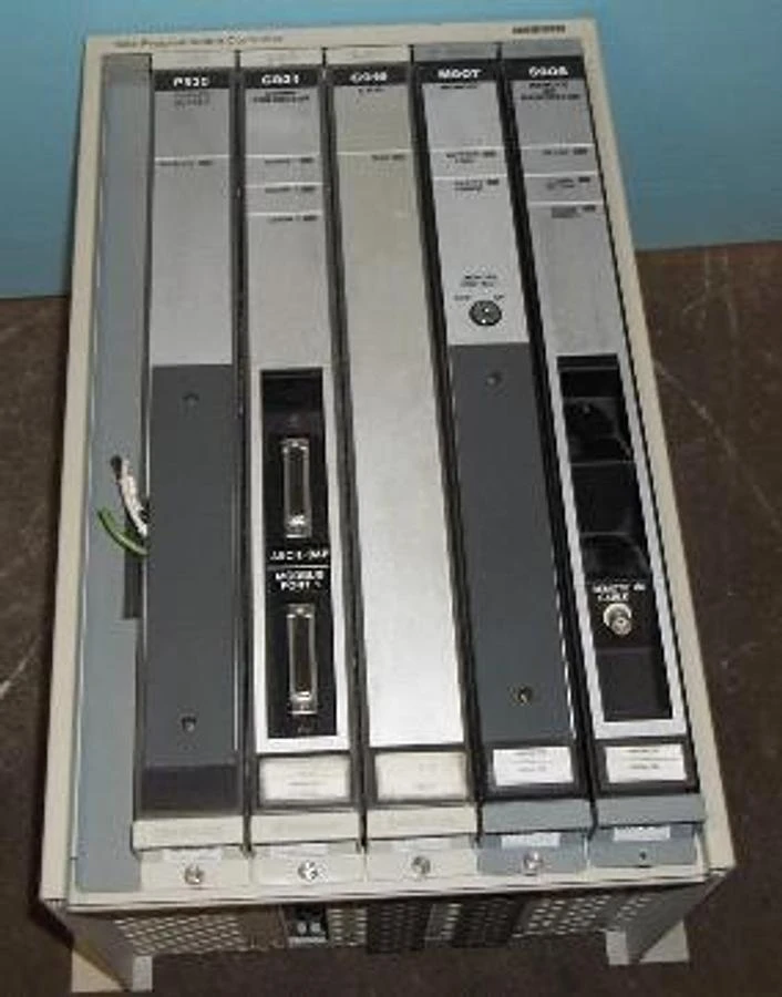 Modicon 084 Racks QTY. 1. MODICON 984 SERIES PROGRAMMABLE CONTROL RACK MODEL NO. AS-P930 ...