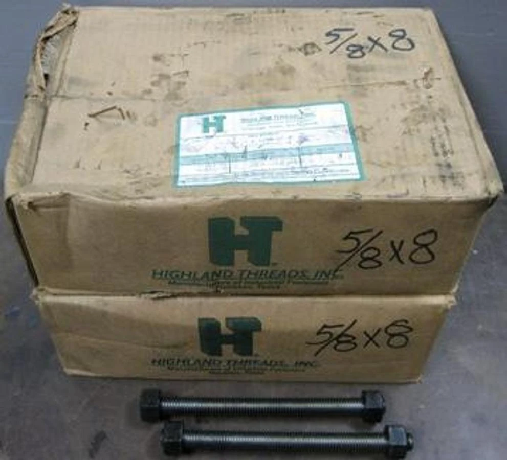 QTY. 2. HIGHLAND THREADS INC. BOXES OF 50 STUDS WITH NUTS | LabX.com