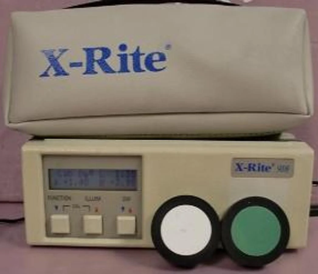 QTY. 1. X-RITE 918 TRISTIMULUS REFLECTION COLORIMETER | LabX.com