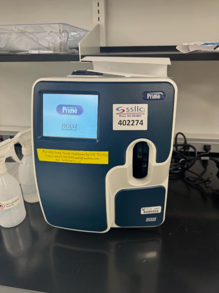 Nova Biomedical Stat Profile Prime Critical Care Blood Gas Analyzer ...