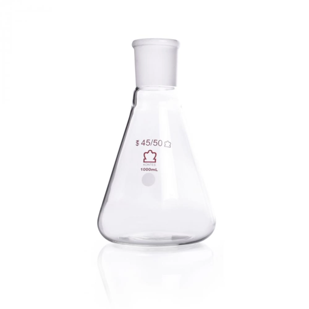 DWK Life Sciences 1000 mL Kimble Kontes Jointed Narrow Mouth Erlenmeyer ...