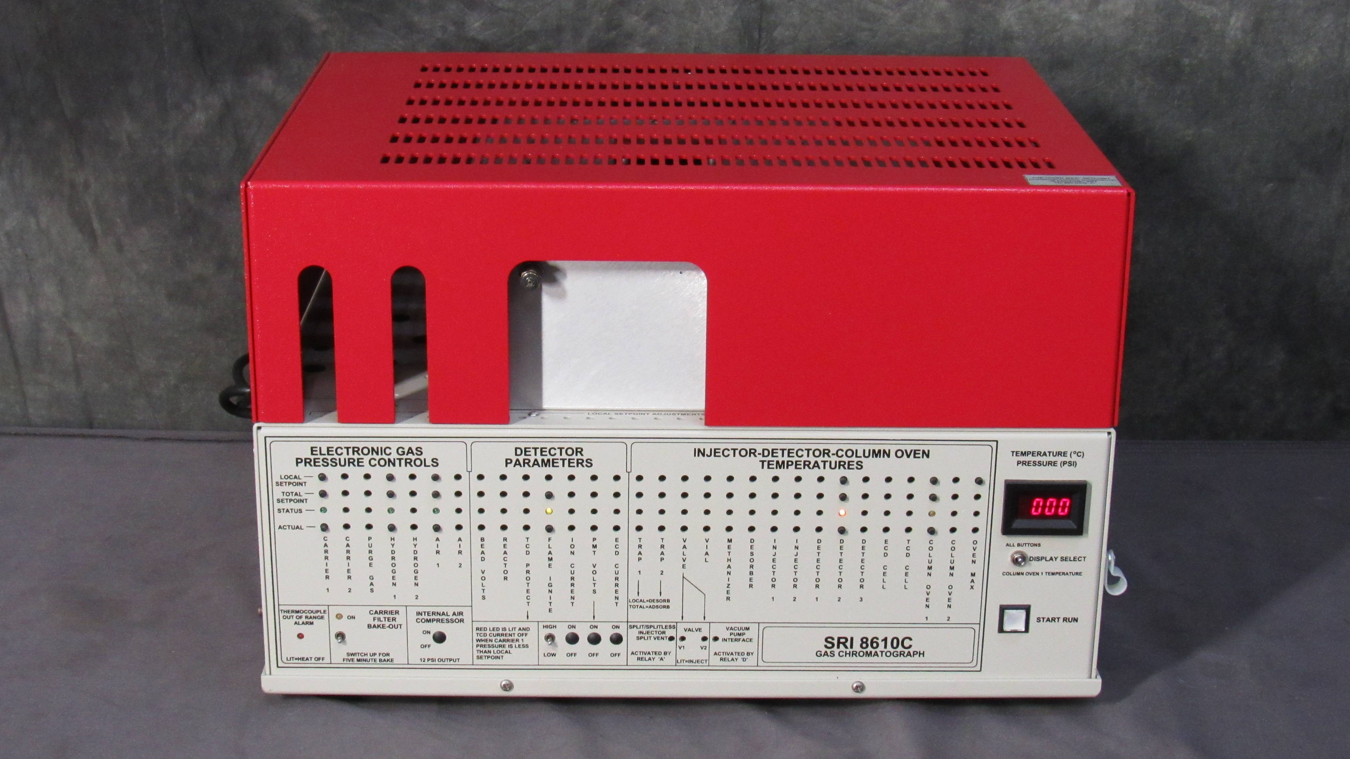 Scp 4792 SRI Industries 8610C FID GC/Gas Chromatograph #42663 | LabX.com